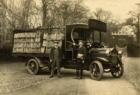 Mineral water delivery truck
